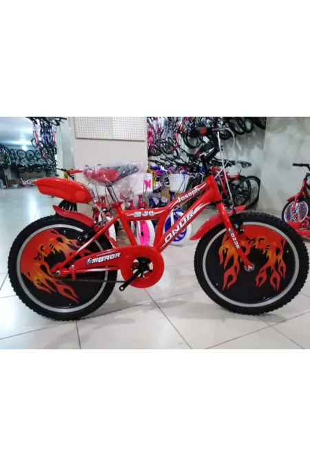 20 Jant Çocuk Bisikleti Onur Kırmızı Aksesuarlı