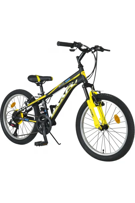 Daafu Sxc100 20 Jant Bisiklet Vitesli V-brek Tek Amortisörlü Siyah Sarı