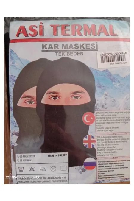 Termal Kar Maskesi Asi Termal Kar Maskesi Asi