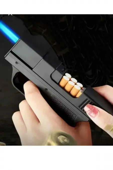 Çakmaklı Tabanca Tabaka Olağanüstü Hazneli Çakmak