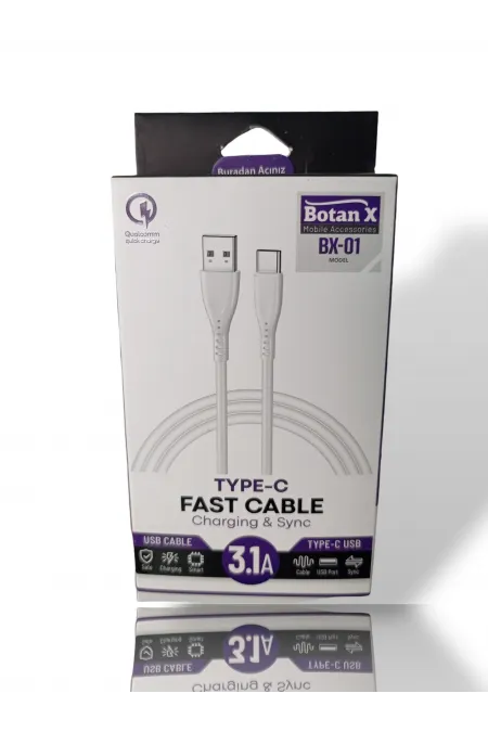 Botanx 3.1A hızlı usb kablosu Botanx 3.1A hızlı usb kablosu
